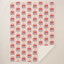 Cherry Bloom Sherpa Blanket Sherpadecke