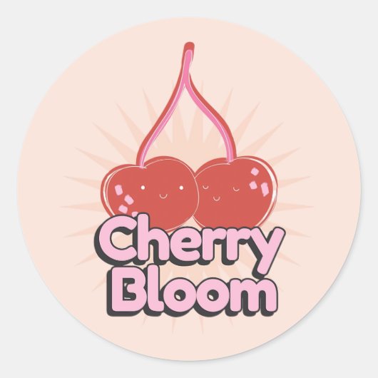 Cherry Bloom Sticker (Vorderseite)