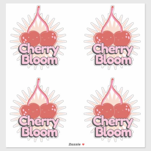 Cherry Bloom Sticker (Blatt)