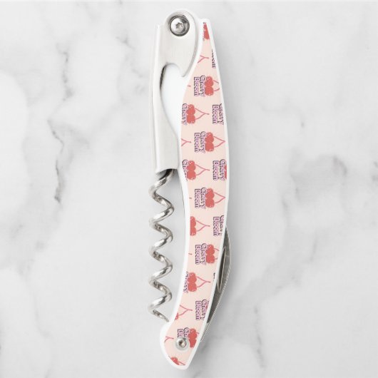 Cherry Bloom Waiter's Corkscrew Kellnermesser (Vorderseite)