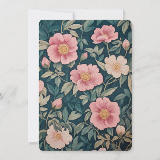 Cherry Blooms Frühjahrs-Taufe Einladung