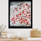 Cherry Blossom 2 Poster (Küche)