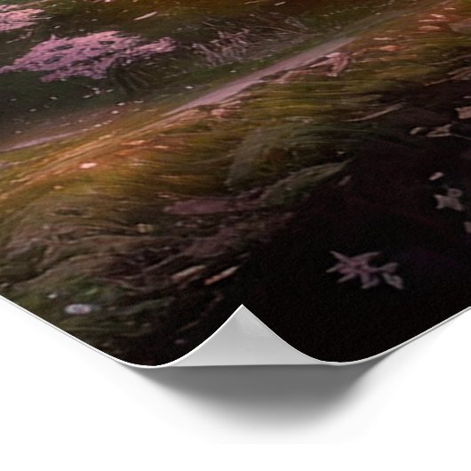 Cherry Blossom Abend Poster (Ecke)