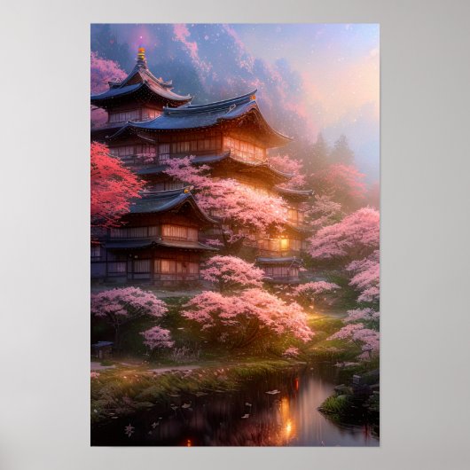 Cherry Blossom Abend Poster (Vorne)