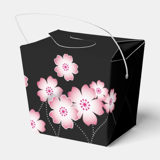 Cherry Blossom Abholbox Geschenkschachtel (Rückseite)