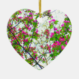 'Cherry Blossom Abstrakt' Keramikornament