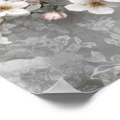 Cherry Blossom Abstrakt Poster (Ecke)