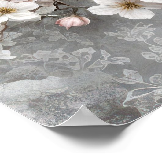 Cherry Blossom Abstrakt Poster (Ecke)