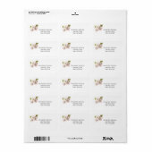 Cherry Blossom Address Label Adressaufkleber (Vorne)