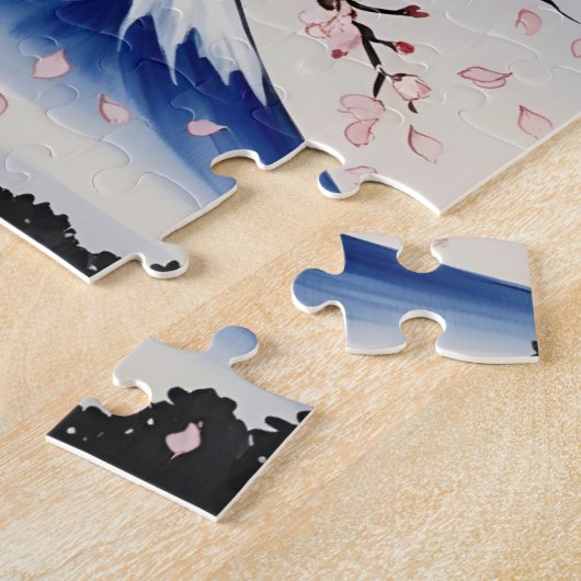 Cherry Blossom and Mount Fuji Jigsaw Puzzle (Seite)