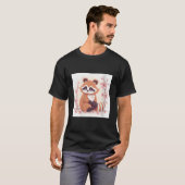 Cherry Blossom And Red Panda Sweet Style T-Shirt (Vorne ganz)