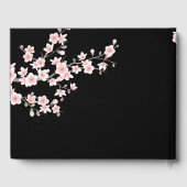 Cherry Blossom Apricot Floral | Wedding Gästebuch (Rückseite)