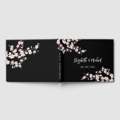 Cherry Blossom Apricot Floral | Wedding Gästebuch (Voll)