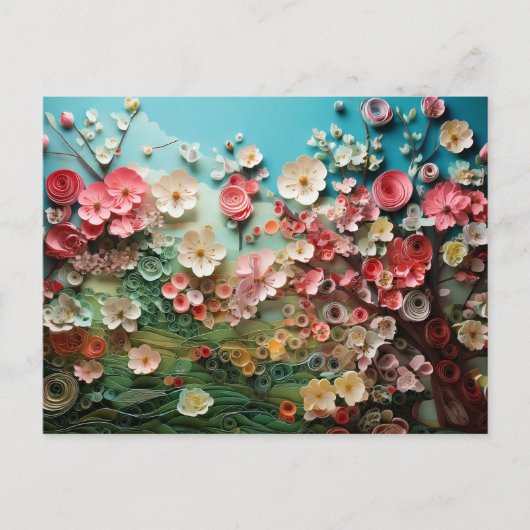 Cherry Blossom Art Collection Postkarte (Vorderseite)