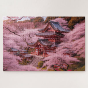 Cherry Blossom - atemberaubende Landschaftliche La Puzzle