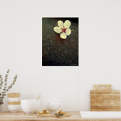 Cherry Blossom auf Metallplakat Poster (Küche)