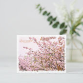 Cherry Blossom "Azuma-nishiki" ポストカード Postkarte (Stehend Vorderseite)