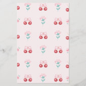 Cherry Blossom Baby Word Scramble Game Flyer (Hinten)