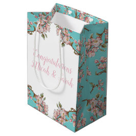 Cherry Blossom Babydusche Mittlere Geschenktüte