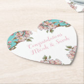 Cherry Blossom Babydusche Untersetzer (angewinkelt)