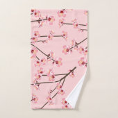 Cherry Blossom Badhandtuch Set (Handtuch)