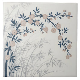 Cherry Blossom & Bamboo Keramik Tile Fliese