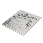Cherry Blossom & Bamboo Keramik Tile Fliese (Seite)