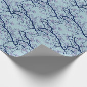 Cherry Blossom Baummuster Geschenkpapier (Ecke)