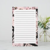 Cherry Blossom bearbeitet Briefpapier (Stehend Vorderseite)