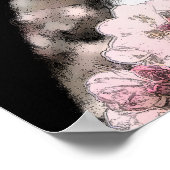 Cherry Blossom bearbeitet Poster (Ecke)