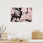 Cherry Blossom bearbeitet Poster (Küche)