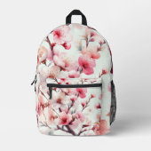 Cherry Blossom Bedruckter Rucksack (Vorderseite)