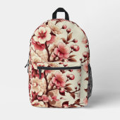 Cherry Blossom Bedruckter Rucksack (Vorderseite)