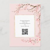 Cherry Blossom Begleitkarte (Rückseite)