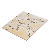 Cherry Blossom Beige Creme Floral Asien Fliese (Seite)