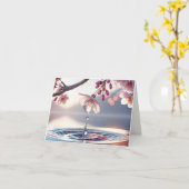 Cherry Blossom Beileid Vielen Dank Karte (Gelbe Blume)