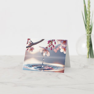 Cherry Blossom Beileid Vielen Dank Karte