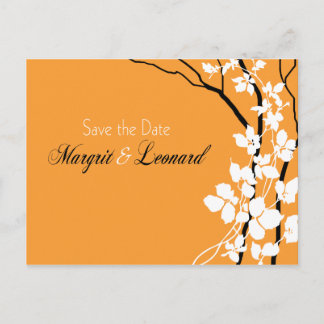 Cherry Blossom Bella Save the Date Ankündigungspostkarte