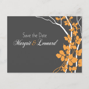 Cherry Blossom Bella Save the Date Ankündigungspostkarte