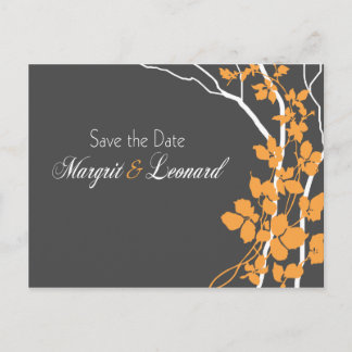 Cherry Blossom Bella Save the Date Ankündigungspostkarte