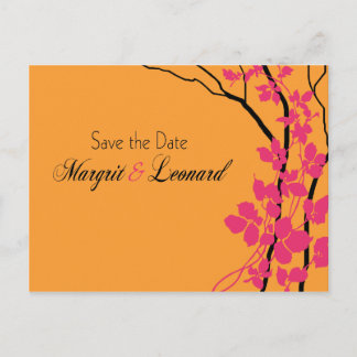 Cherry Blossom Bella Save the Date Ankündigungspostkarte