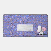 Cherry Blossom Bichon Schreibtischunterlage (Tastatur & Maus)
