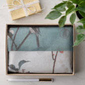 Cherry Blossom & Bird, Hiroshige, Ukiyoe Seidenpapier (Geschenk)