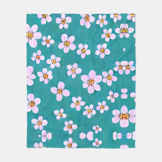 Cherry Blossom Blanket Fleecedecke