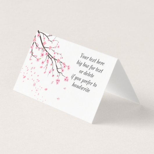 Cherry Blossom Blätter hinter (Vorderseite)