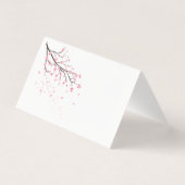 Cherry Blossom Blätter hinter (Rückseite)