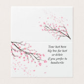 Cherry Blossom Blätter hinter (Außenseite Aufgefaltet)