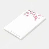 Cherry Blossom Bloom | groß Post-it Klebezettel (angewinkelt)