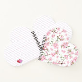 Cherry Blossom Bloom Heart Notebook Notizblock (Innenseite)