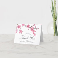 Cherry Blossom Bloom | Hochzeit Danke